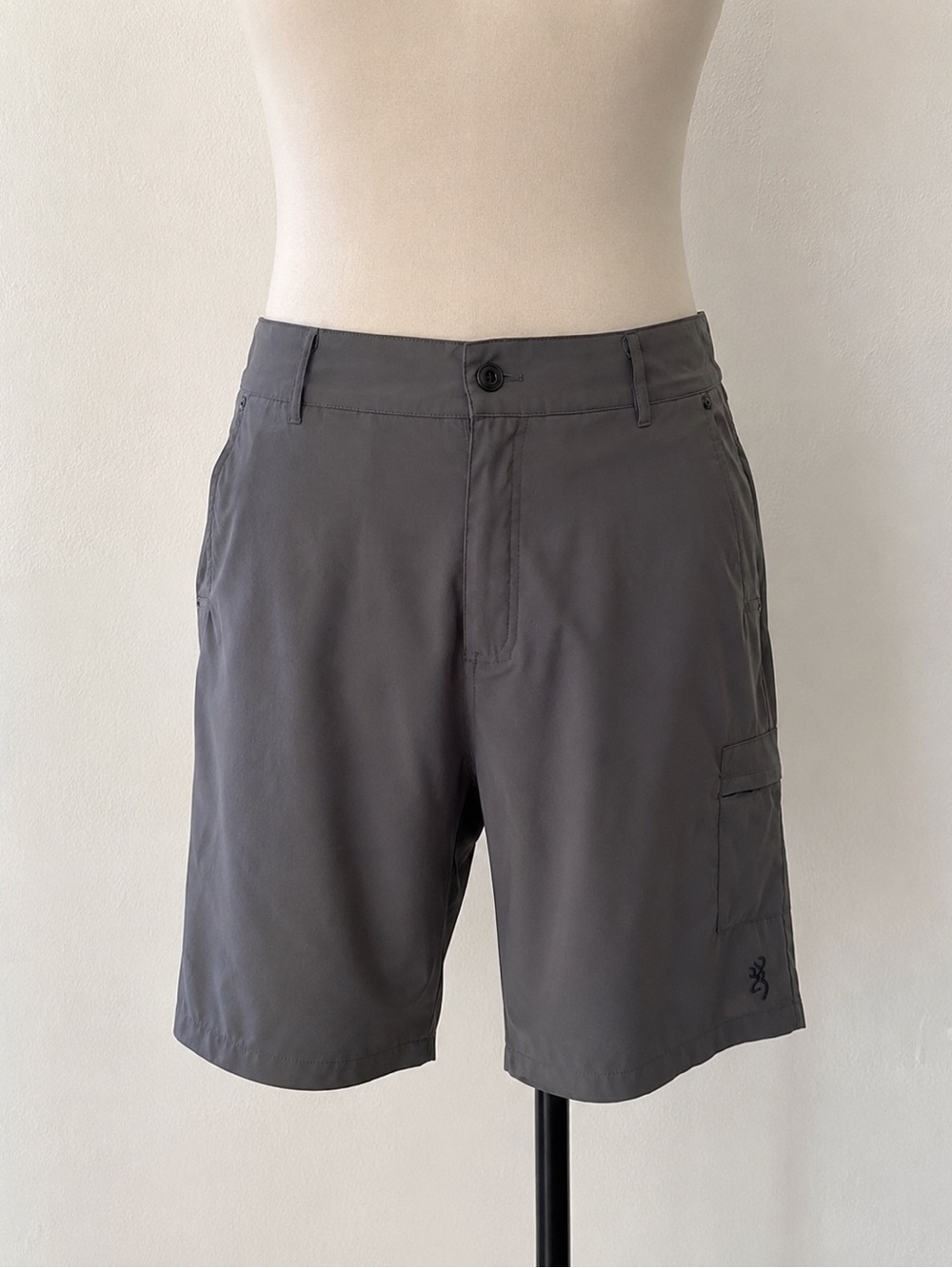 🏕️ Browning Heritage Collection Gray Performance Cargo Shorts